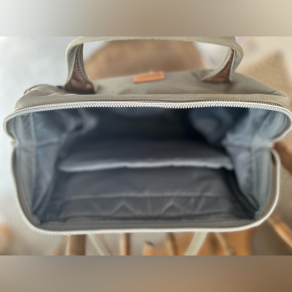 HIMAWARI Holly Daze 15” Waterproof Canvas Backpack-Out Of Stock on website. Gray - Picture 8 of 14